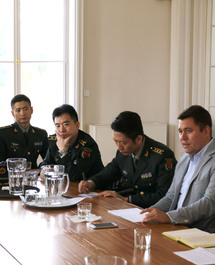 Chinese military  delegation visited IFAT