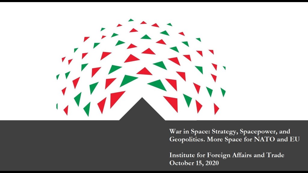 War in Space: Strategy, Spacepower, and Geopolitics. More Space for NATO and EU