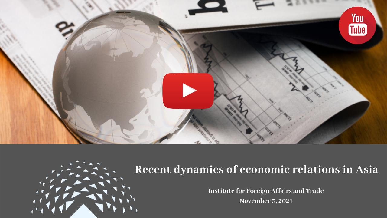 Recent dynamics of economic relations in Asia