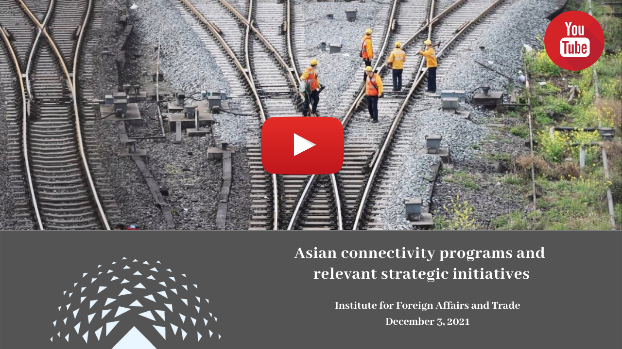 Asian connectivity programs and relevant strategic initiatives