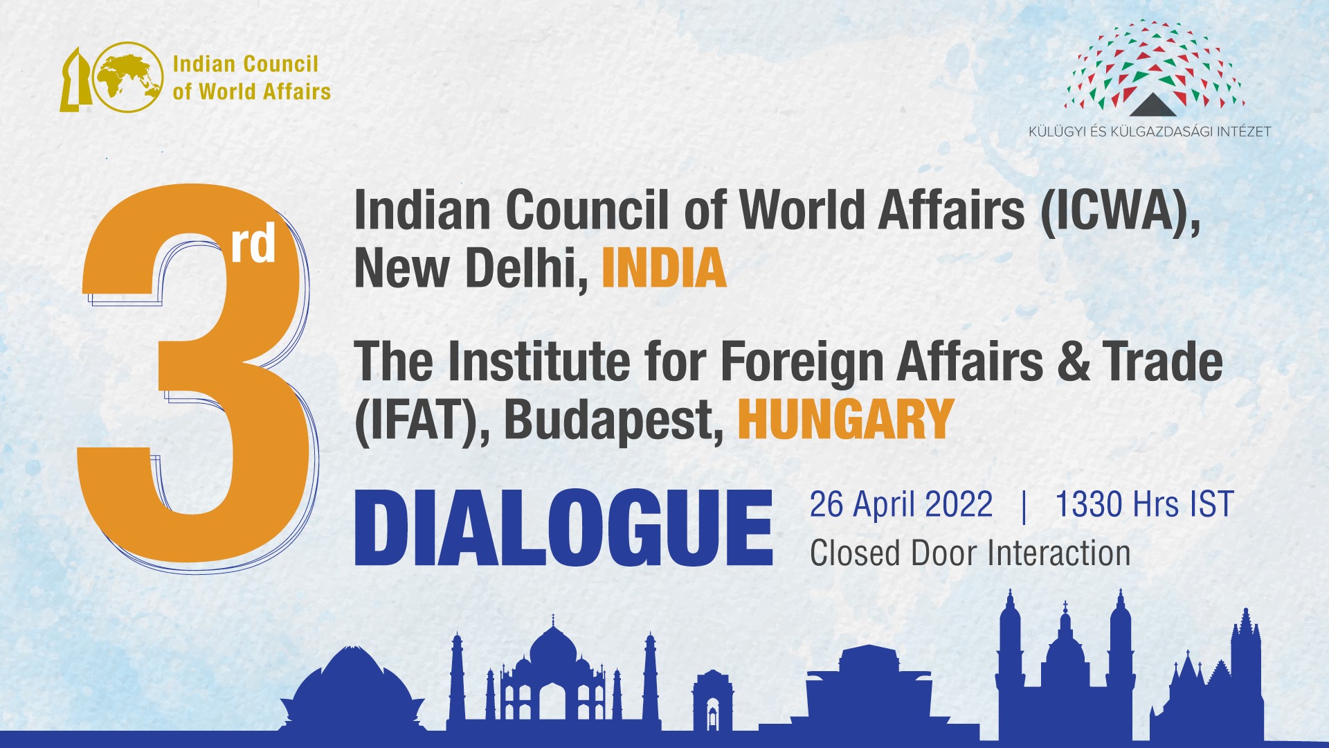 IFAT and the Indian Council of world Affairs hold their Third Dialogue