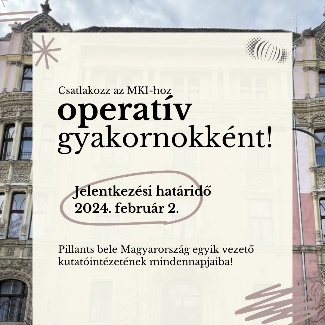 Felhívás operatív szakmai gyakorlatban való részvételre