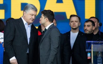 Battle of Presidents: Volodymyr Zelensky vs. Petro Poroshenko
